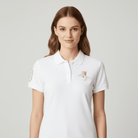 Women’s Slim Fit Embroidered Napoleon Polo - Giordano Online