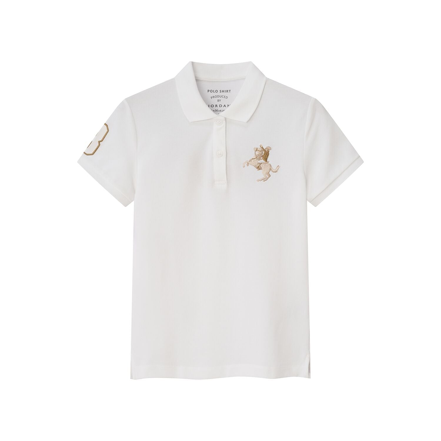 Women’s Slim Fit Embroidered Napoleon Polo - Giordano Online