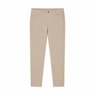 Women's Slim Taper Mid Rise Stretch Khaki Pants - Yellow - Giordano
